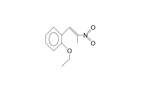 trans-2-Ethoxy-B-methyl-B-nitro-styrene