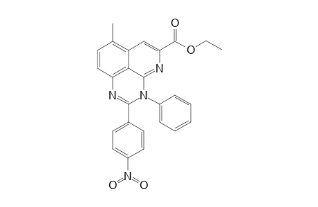 3-Phenyl-2-(4-(nitrophenyl)-5-(ethoxycarbonyl)-7-methylpyrido[2,3,4-de]quinazoline