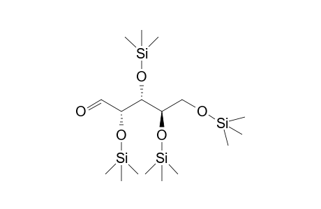 (2S,3R,4R)-2,3,4,5-tetrakis((trimethylsilyl)oxy)pentanal