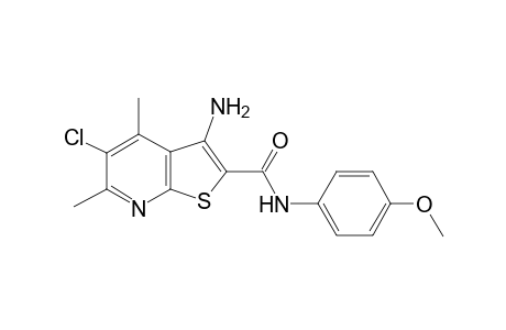 3-Amino-5-chloro-N-(4-methoxyphenyl)-4,6-dimethylthieno[2,3-b]pyridine-2-carboxamide