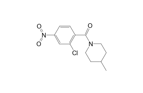 1-(2-Chloro-4-nitrobenzoyl)-4-methylpiperidine