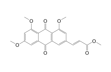 (E)-METHYL-3-(1,6,8-TRIMETHOXY-9,10-ANTHRAQUINON-3-YL)-ACRYLATE