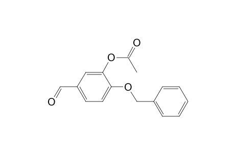 Benzaldehyde, 3-(acetyloxy)-4-(phenylmethoxy)-