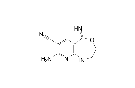 8-Amino-5-imino-1,2,3,5-tetrahydropyrido[2,3-e][1,4]oxazepine-7-carbonitrile