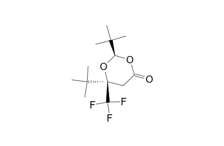 2R,6R-2,6-di(t-Butyl)-6-(trifluoromethyl)-1,3-dioxan-4-one