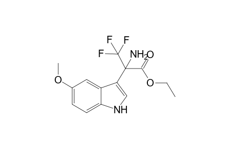 Ethyl 2-amino-3, 3, 3-trifluoro-2-(5-methoxy-1H-indol-3-yl)propanoate