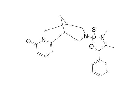 3,4-Dimethyl-2-(6-oxo-7,11-diazatricyclo[7.3.1.0(2,7)]trideca-2(3),4-dien-11-yl)-5-phenyl-1,3,2-oxazaphospholidine-2-sulfide