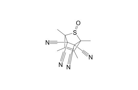 5,5,6,6-Tetracyano-1,2,3,4-tetramethyl-7-thiabicyclo[2.2.1]hept-2-ene S-Oxide