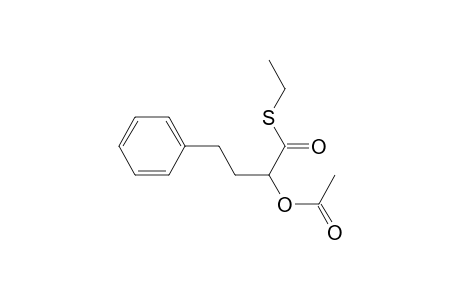 1-[(Ethylthio)carbonyl]-3-phenylpropyl acetate