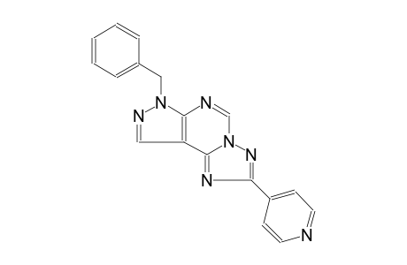 7H-Pyrazolo[4,3-E][1,2,4]triazolo[1,5-c]pyrimidine, 7-benzyl-2-(pyridin-4-yl)-