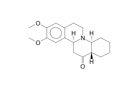 2,3-DIMETHOXY-11-OXO-12A-ALPHA-TRANS-DECAHYDROQUINOLINO[2,1-A]TETRAHYDROISOQUINOLINE