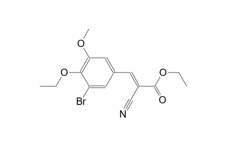 ethyl (2E)-3-(3-bromo-4-ethoxy-5-methoxyphenyl)-2-cyano-2-propenoate