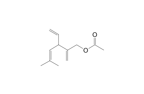 4-Hexen-1-ol, 3-ethenyl-5-methyl-2-methylene-, acetate