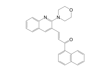 (E)-3-(2-MORPHOLINOQUINOLIN-3-YL)-1-(NAPHTHALEN-1-YL)-PROP-2-EN-1-ONE