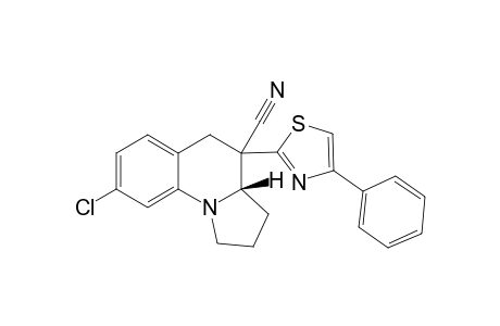 (S)-8-Chloro-4-(4-phenylthiazol-2-yl)-1,2,3,3a,4,5-hexahydro-1H-pyrrolo[1,2-a]quinolin-4-carbonitrile