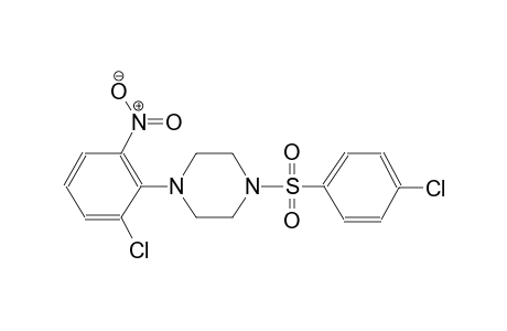 piperazine, 1-(2-chloro-6-nitrophenyl)-4-[(4-chlorophenyl)sulfonyl]-