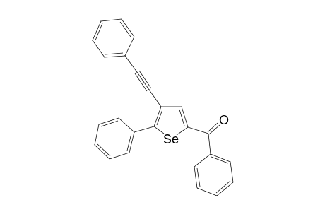Phenyl(5-phenyl-4-(phenylethynyl)selenophen-2-yl)methanone