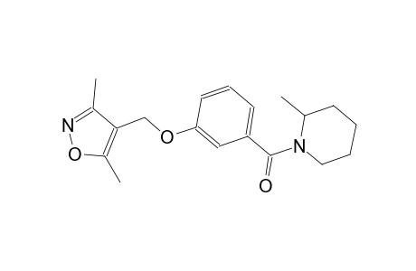 piperidine, 1-[3-[(3,5-dimethyl-4-isoxazolyl)methoxy]benzoyl]-2-methyl-