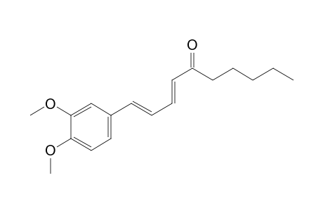 (1E,3E)-1-(3,4-dimethoxyphenyl)-5-deca-1,3-dienone