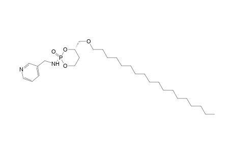 1,3,2-Dioxaphosphorinane, 3-pyridinemethanamine deriv.