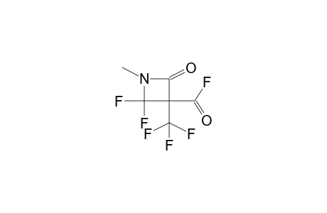 1-METHYL-2,2-DIFLUORO-4-OXO-3-TRIFLUOROMETHYL-3-AZETIDINECARBONYLFLUORIDE
