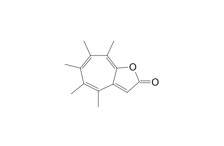 4,6,8-tris(Dehydro)-4,5,6,7,8-pentamethylcyclohepta[b]furan-2-(2H)-one