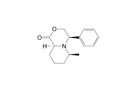 (4R,6S,9aS)-6-methyl-4-phenyl-4,6,7,8,9,9a-hexahydro-3H-pyrido[2,1-c][1,4]oxazin-1-one