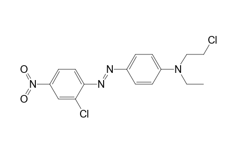 N-(2-chloroethyl)-4-[(E)-(2-chloro-4-nitrophenyl)diazenyl]-N-ethylaniline
