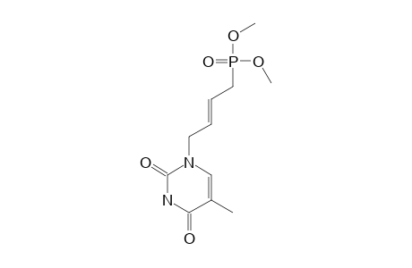 N-(1)-[(E)-4-DIMETHOXYPHOSPHONYLBUT-2-ENYL]-THYMINE