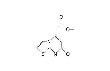 7-Oxo-7H-1,4-thiazolo(3,2-A)pyrimidin-5-ylacetic acid, methyl ester