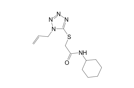 Acetamide, N-cyclohexyl-2-[[1-(2-propenyl)-1H-1,2,3,4-tetrazol-5-yl]thio]-