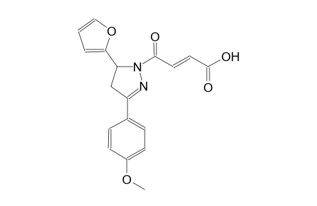 (2E)-4-[5-(2-furyl)-3-(4-methoxyphenyl)-4,5-dihydro-1H-pyrazol-1-yl]-4-oxo-2-butenoic acid