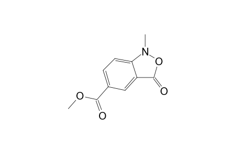 2,1-Benzisoxazole-5-carboxylic acid, 1,3-dihydro-1-methyl-3-oxo-, methyl ester