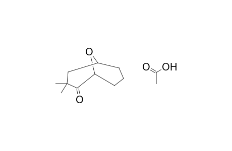 Acetic acid, 7,7-dimethyl-6-oxo-9-oxa-bicyclo[3.3.1]non-2-yl ester