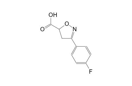 5-isoxazolecarboxylic acid, 3-(4-fluorophenyl)-4,5-dihydro-