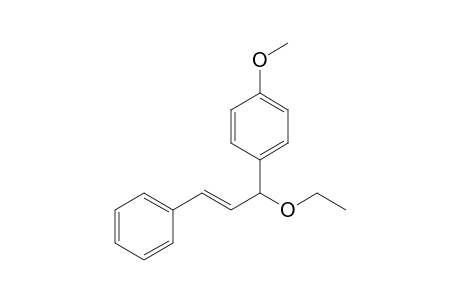 3-Ethoxy-3-(4-methoxyphenyl)-1-phenylprop-1-ene