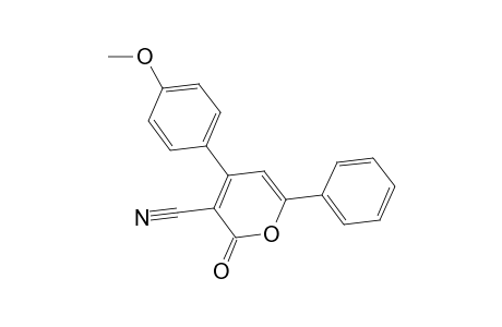 4-(4-Methoxyphenyl)-2-oxo-6-phenyl-2H-pyran-3-carbonitrile