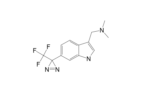 N,N-DIMETHYL-1-[6-[3-(TRIFLUOROMETHYL)-3H-DIAZIRIN-3-YL]-1H-INDOL-3-YL]-METHANAMINE