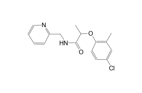 2-(4-chloro-2-methylphenoxy)-N-(2-pyridinylmethyl)propanamide