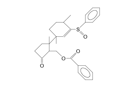 3(S),6(S)-Dimethyl-(SS)-3-(2(R)-benzoyloxymethyl-1(S)-methyl-3-oxo-cyclopentyl)-1-phenylsulfinyl-1-cyclohexene