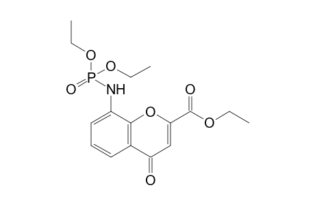 8-(diethoxyphosphorylamino)-4-keto-chromene-2-carboxylic acid ethyl ester
