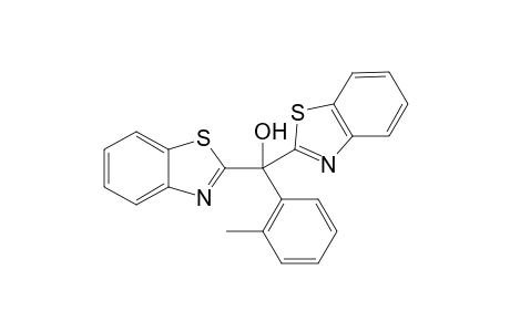 Bis(1,3-benzothiazol-2-yl)(2-methylphenyl)methanol