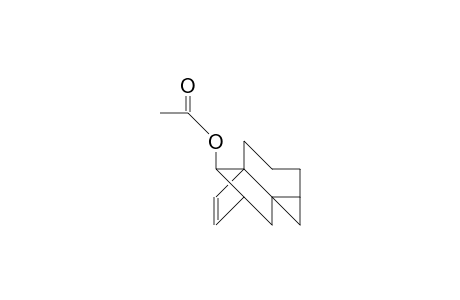 syn-12-Acetoxy-tetracyclo(7.2.1.0/1,7/.0/5,7/)dodec-10-ene