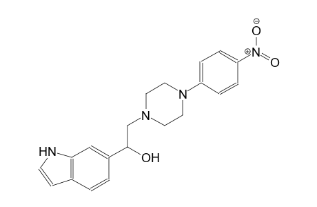 1H-indole-6-methanol, alpha-[[4-(4-nitrophenyl)-1-piperazinyl]methyl]-