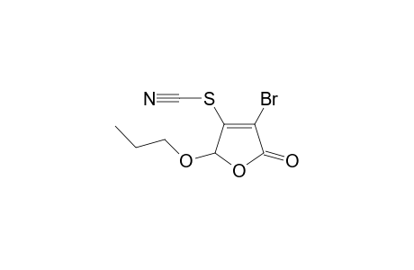 3-Bromo-5-propoxy-4-thiocyanatofuran-2(5H)-one