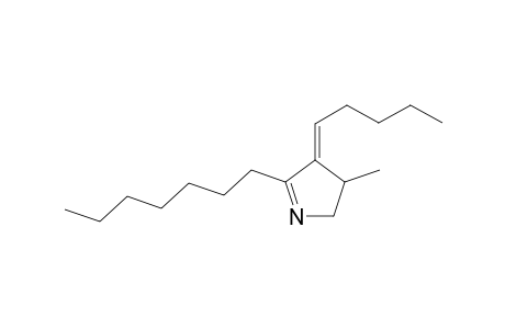 (E)-5-Heptyl-3-methyl-4-pentylidene-3,4-dihydro-2H-pyrrole
