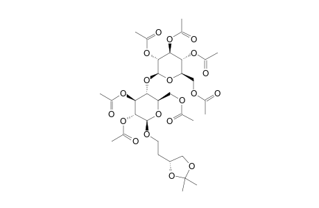 [(4S)-2,2-DIMETHYL-1,3-DIOXOLAN-4-YL]-ETHYL-HEPTA-O-ACETYL-BETA-CELLOBIOSIDE