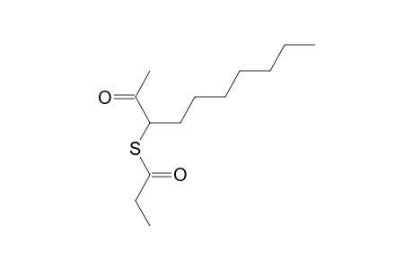 3-propionylthio-2-decanone