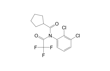 N-(2,3-Dichlorophenyl)cyclopentanecarboxamide, tfa derivative