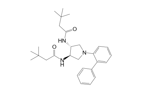 (3R,4R)-3,4-Bis(3,3-dimethylbutylamido)-1-[1,1'-biphenyl-2-yl]pyrrolidine